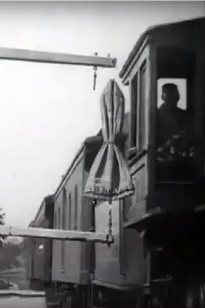 Train Taking Up Mail Bag, U.S.P.O.