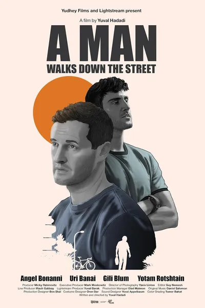 A Man Walks Down the Street