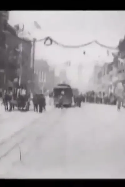 Over Route of Roosevelt Parade in an Automobile