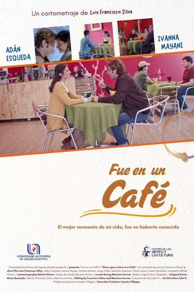 Fue en un café