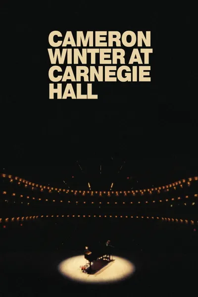 Cameron Winter at Carnegie Hall