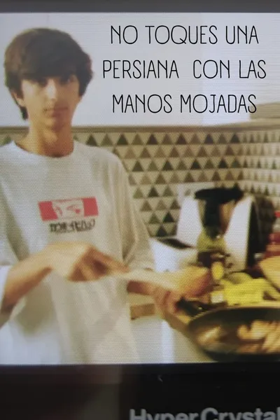 NO TOQUES UNA PERSIANA CON LAS MANOS MOJADAS