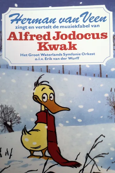 Herman van Veen zingt en vertelt de muziekfabel van Alfred Jodocus Kwak