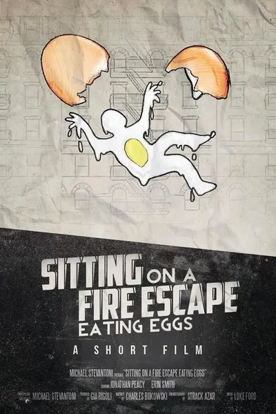 Sitting on a Fire Escape Eating Eggs
