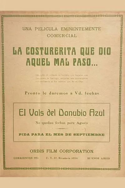 La costurerita que dio aquel mal paso