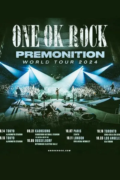 ONE OK ROCK 2024 PREMONITION WORLD TOUR