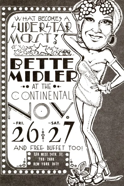 Bette Midler at the Continental Baths