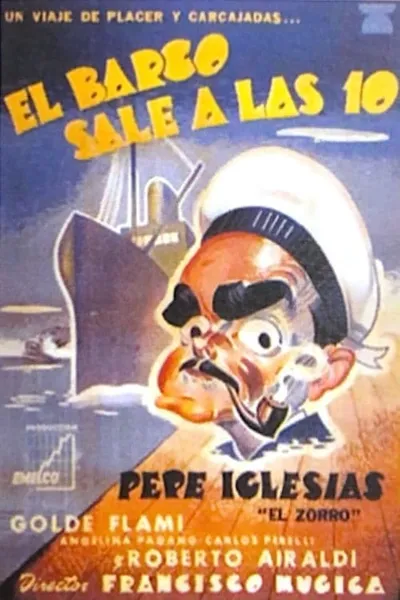 El barco sale a las diez