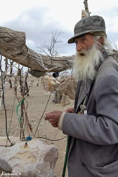 The Old Man and his Garden of Stones