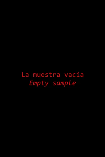 La muestra vacía