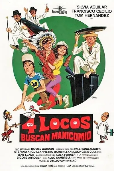 Cuatro locos buscan manicomio