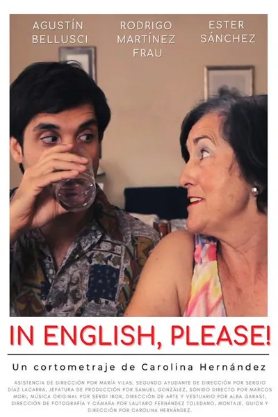 In English, please!