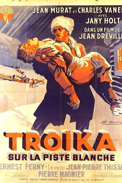 Troïka sur la piste blanche