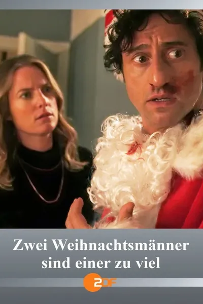 Zwei Weihnachtsmänner sind einer zu viel