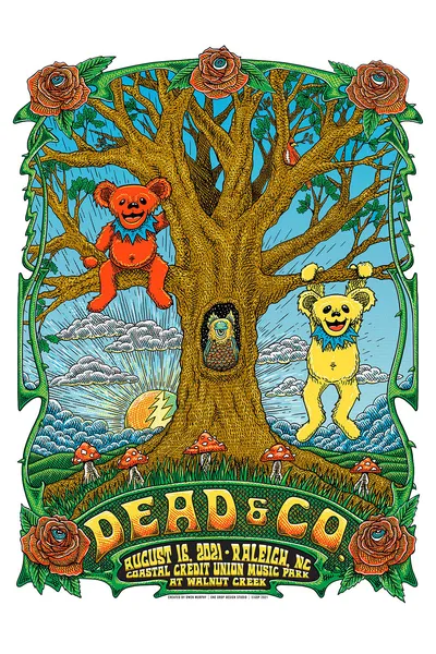 Dead & Company: 2021-08-16 Coastal Credit Union Music Park at Walnut Creek, Raleigh, NC