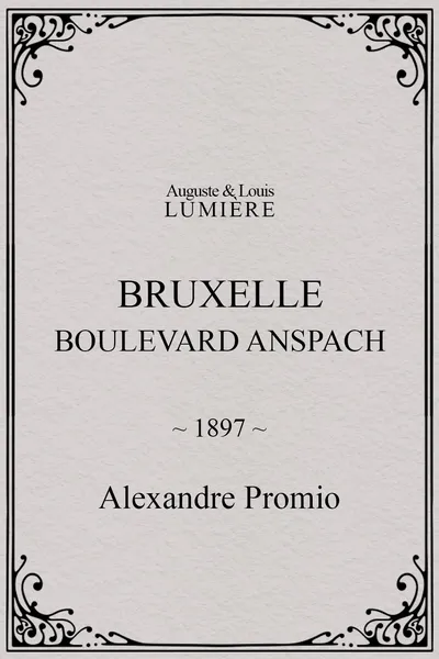 Bruxelles, Boulevard Anspach