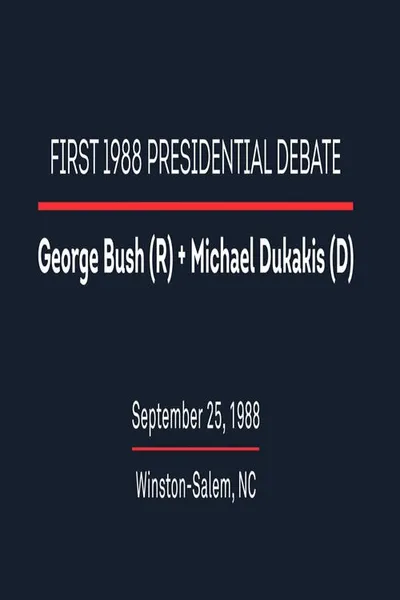 1988 First Presidential Debate