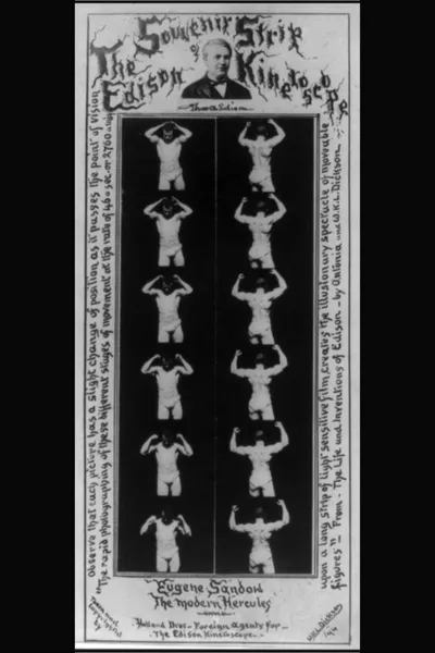 Souvenir Strip of the Edison Kinetoscope