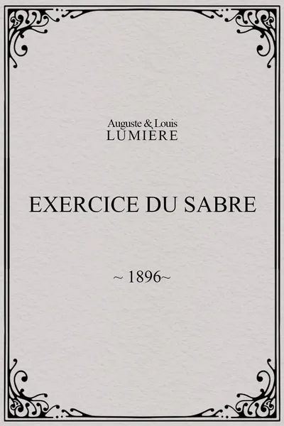 Exercice du sabre