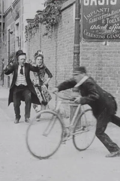 Tweedledum on His First Bicycle