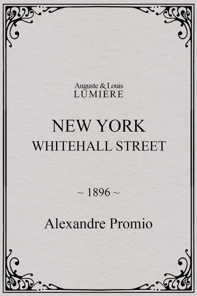 New York, Whitehall Street