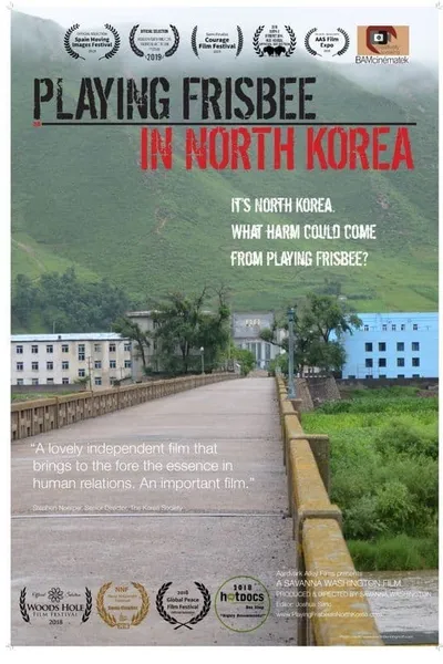 Playing Frisbee in North Korea