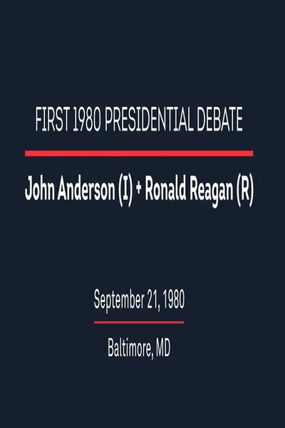 1980 First Presidential Debate