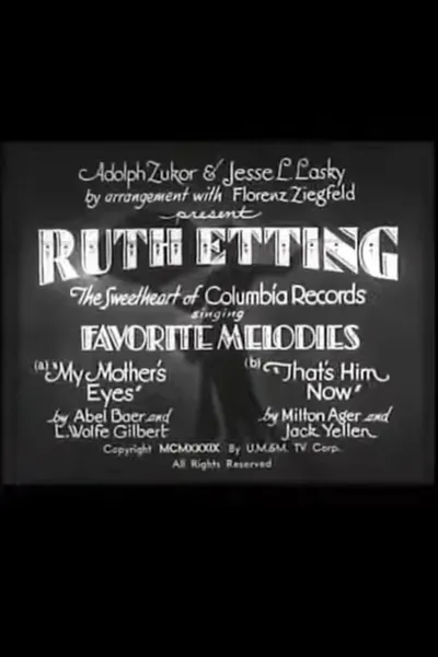 Ruth Etting in Favorite Melodies