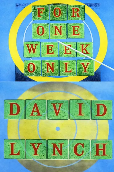 Jonathan Ross Presents for One Week Only: David Lynch