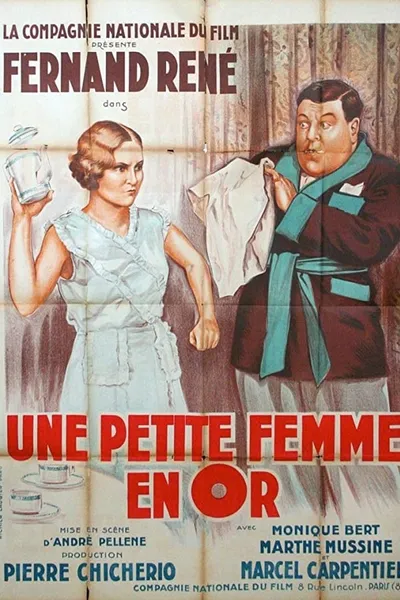 Une petite femme en or