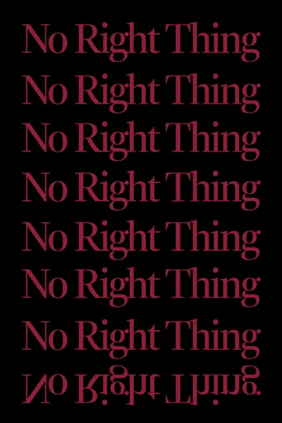 No Right Thing