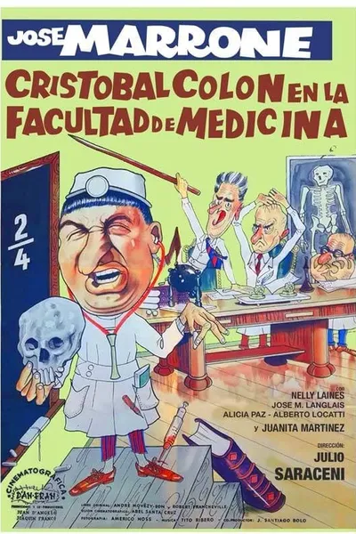 Cristóbal Colón en la Facultad de Medicina