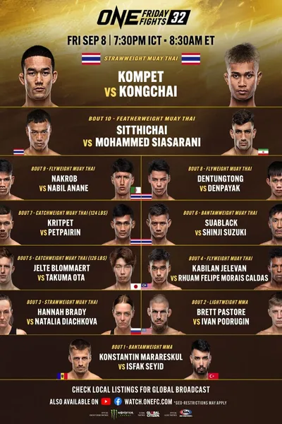 ONE Friday Fights 32: Kompetch vs. Kongchai