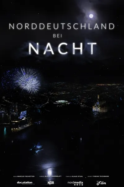 Norddeutschland bei Nacht