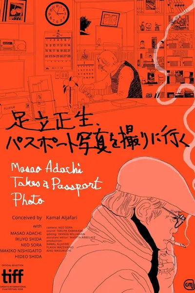 Masao Adachi Takes a Passport Photo