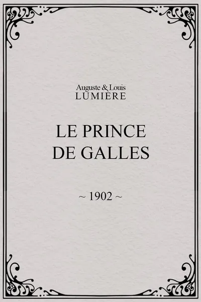 Le prince de Galles