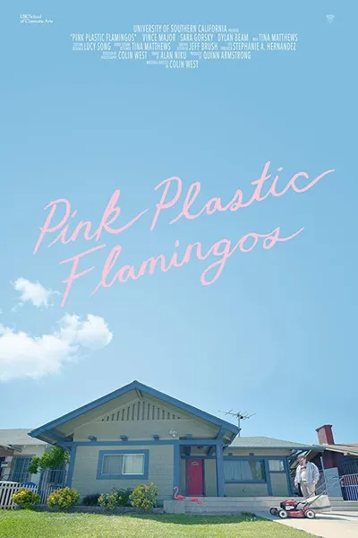 Pink Plastic Flamingos