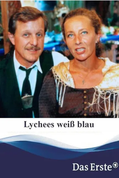 Lychees weiß blau