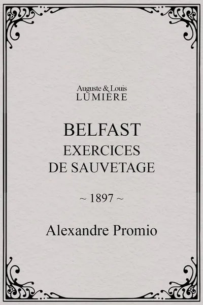 Belfast, exercices de sauvetage