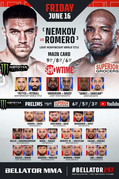 Bellator 297: Nemkov vs. Romero