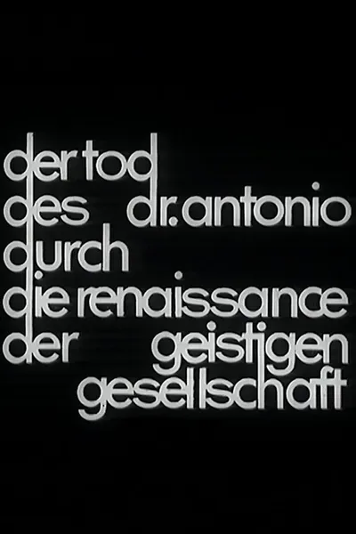 Der Tod des Dr. Antonio durch die Renaissance der geistigen Gesellschaft