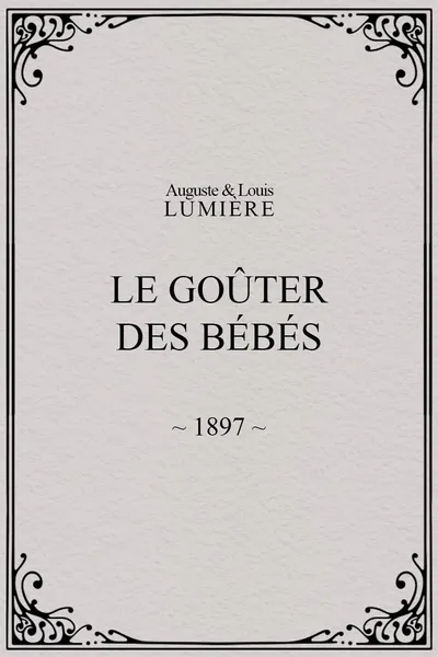 Le goûter des bébés