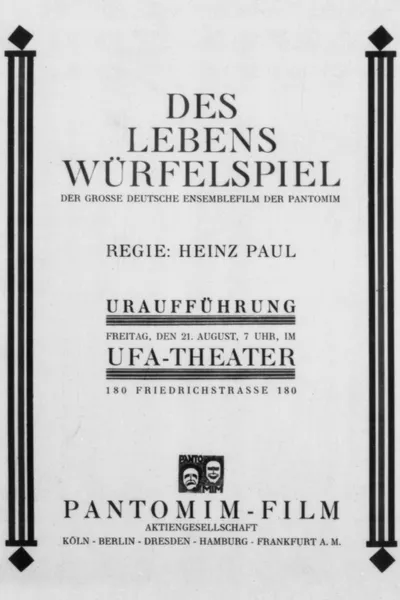 Des Lebens Würfelspiel