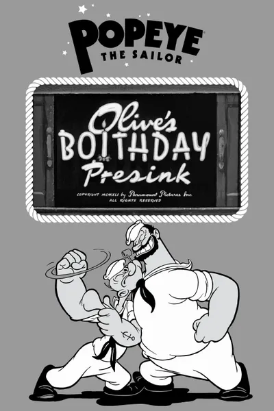 Olive's Boithday Presink