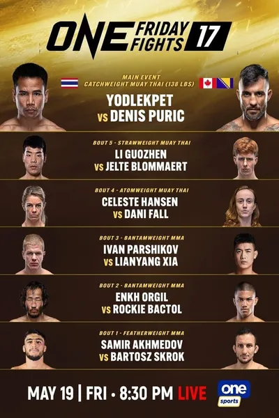 ONE Friday Fights 17: Pompetch vs. Duangsompong