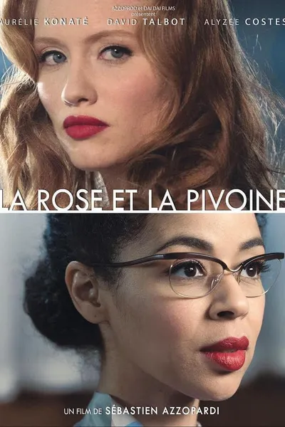 La rose et la pivoine