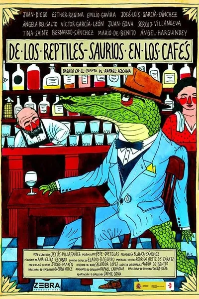 De los reptiles-saurios en los cafés