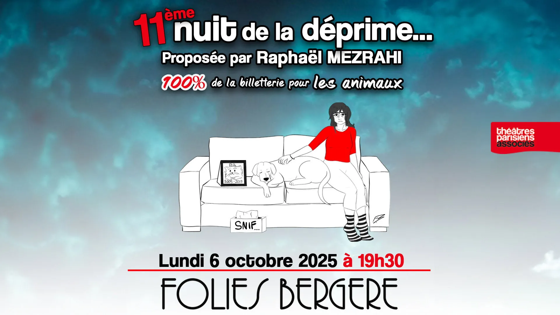 11e edition de La Nuit de la Deprime aux Folies Bergère