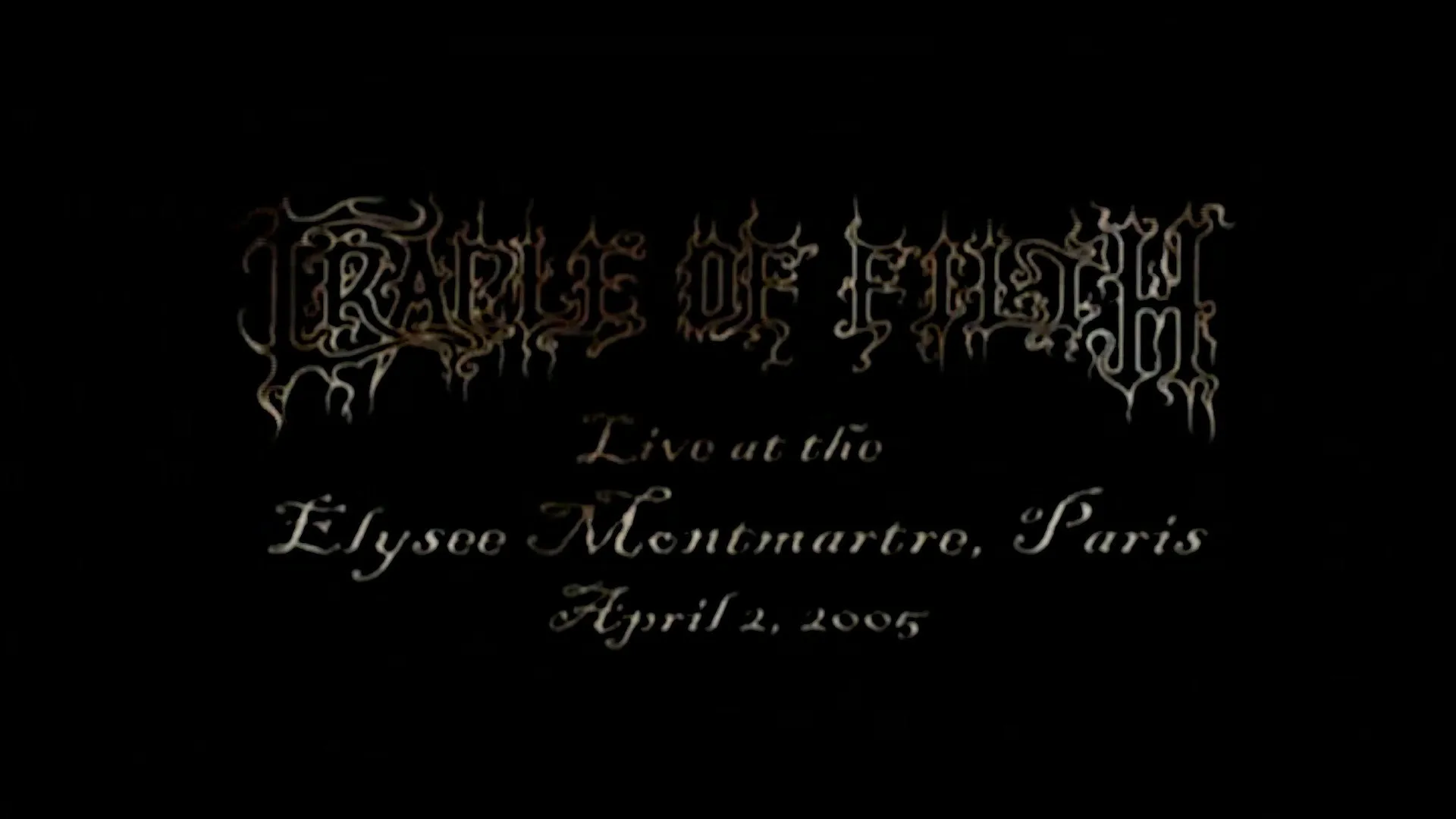 Cradle Of Filth: Peace Through Superior Firepower