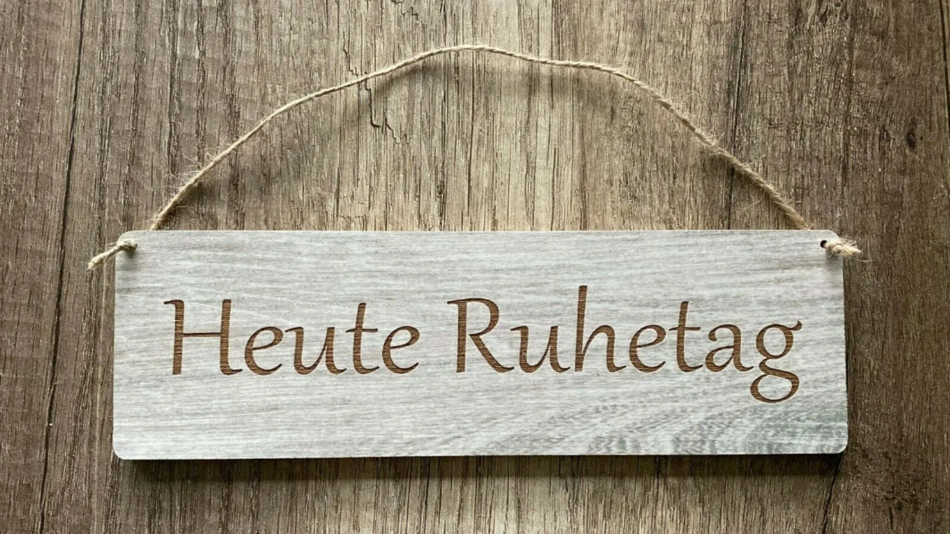 Heute Ruhetag !